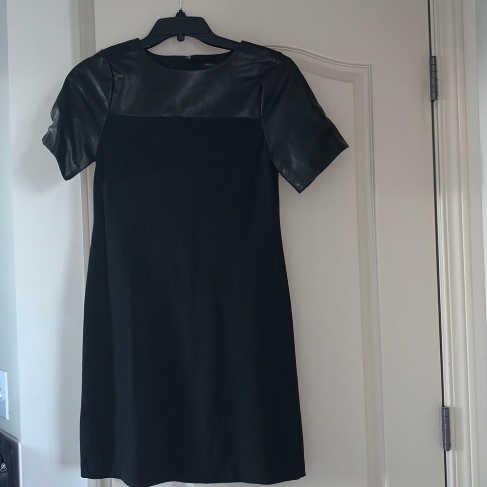 Leather dress